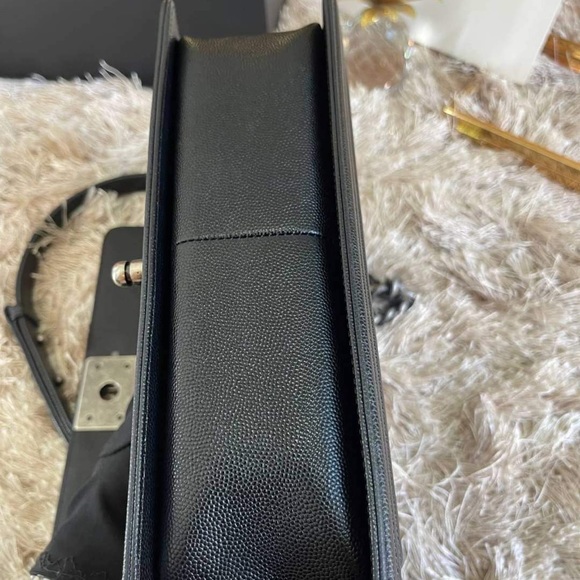 Authentic Chanel Boy 10 Caviar - Picture 12 of 16
